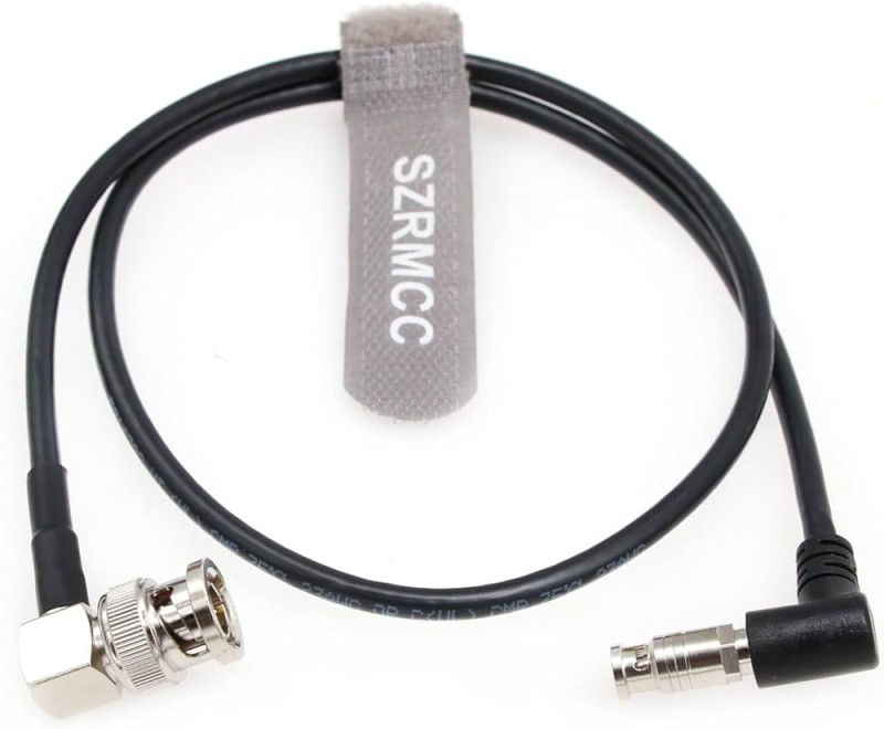 12G-SDI BNC/Micro Bnc Angled - 4855R - Black - Patchkabel - 2 Meter